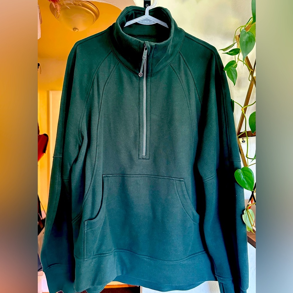 Lululemon Scuba Oversized Funnel-Neck Half Zip Long (M/L)